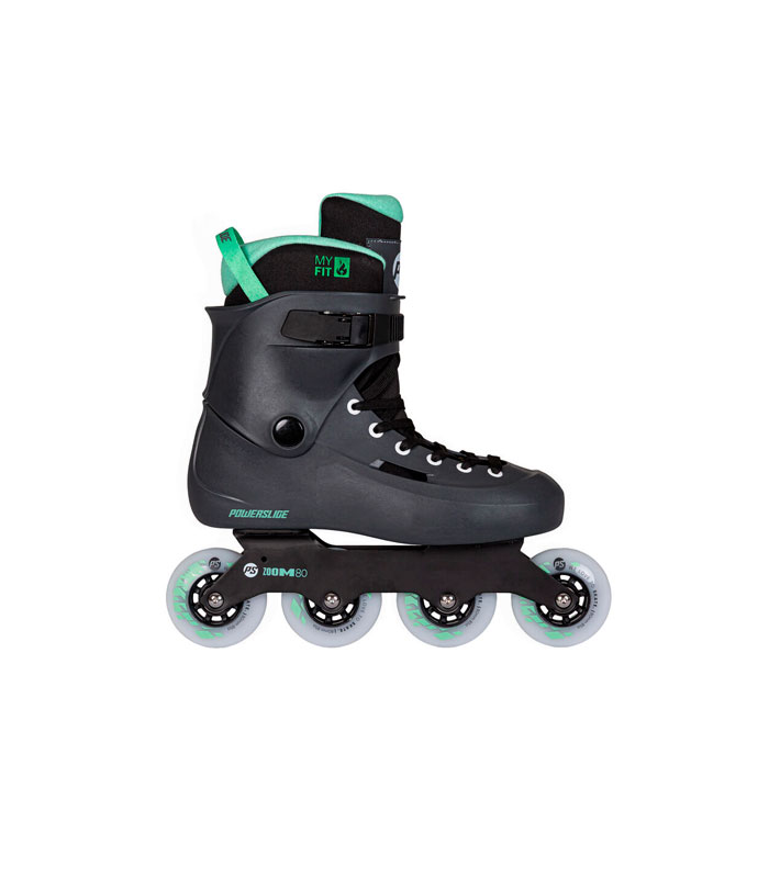 zoom-antha Patin Powerslide - Zoom black 80, Anthracite - Imagen 1